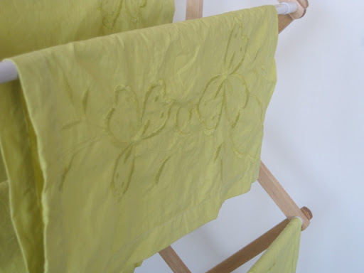 And then hang them to dry.