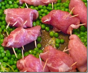 Involtini con piselli 