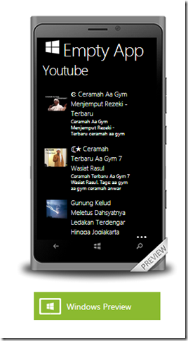 Mengisi Konten dengan Windows App Studio Mengisi Konten dengan Windows App Studio