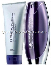 Renew platinum Creme de limpeza e Sérum