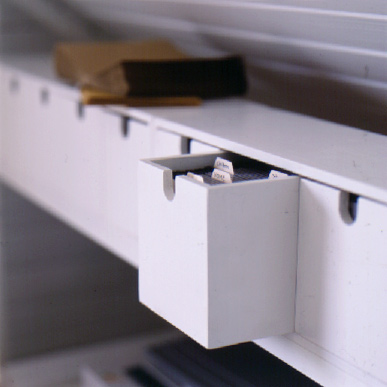 Any unit with multiple compartments is ideal for organizing a desk.