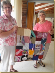 07.02 June & Helen w linus quilt 07.02 June & Helen w linus quilt