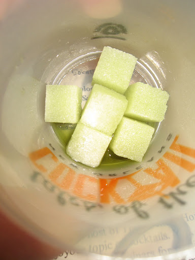 Allen also treated the ladies so sugar cubes soaked in a special libation. Allen also treated the ladies so sugar cubes soaked in a special libation.