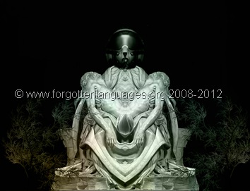 Sculpture "Toxic Religion - Piety" - Reškija Arčiva - Forgotten Languages Organization