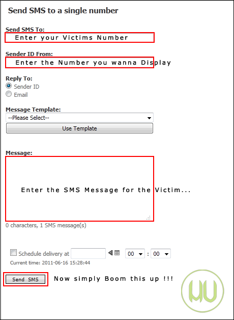 How to Send Fake SMS