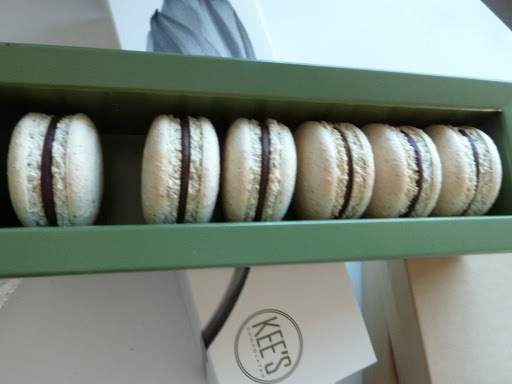 Kee's Chocolates' macarons were showcased in addition to her decadent