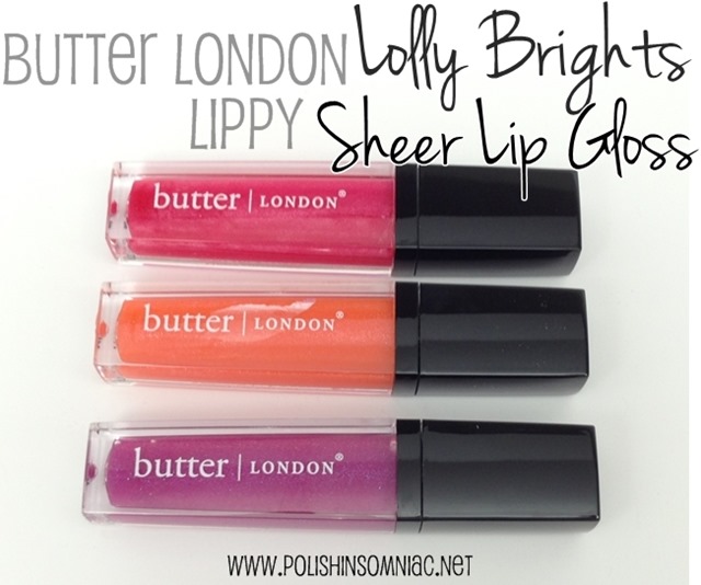 butter LONDON Lolly Brights LIPPY Sheer Lip Gloss