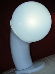 Plastic biomorphic lamp