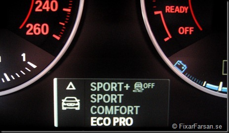 BMW bild display Driving Experience Control