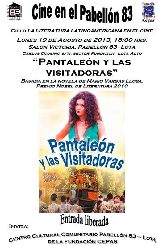 Afiche película Pantaleon y las visitadoras
