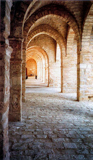 Gallery of the inner courtyard of the Great Mosque of Mahdiya. Gallery of the inner courtyard of the Great Mosque of Mahdiya.