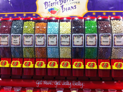 Jelly Belly's Bertie Botts jelly beans have made a comeback for the final Potter movie. We sampled tasty flavors like dirt, earthworm, soap and a disturbingly authentic handful of rotten egg.