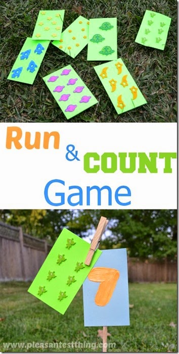 Outdoor Counting Game - This is such a fun summer activity for kids to help them practice counting! Add to Summer Bucket List! Outdoor Counting Game - This is such a fun summer activity for kids to help them practice counting! Add to Summer Bucket List!