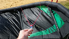 Virtual 5th line massive depower bridle system, easily replaceable pulley lines, simplified bridle adjustments