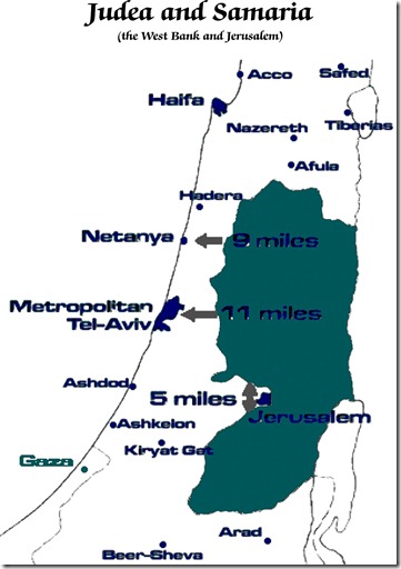 Judea-Samaria Map Judea-Samaria Map