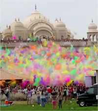 Así se celebra el festival del color