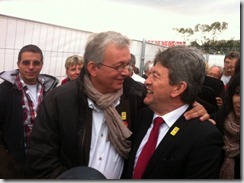 Pierre Laurent et Jean Luc Mélenchon