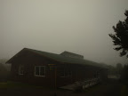 DOC maintained Konini Lodge at Dawson Falls, Egmont National Park.
