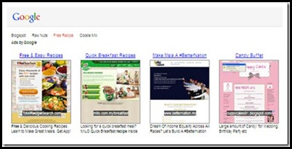 adsense link unit ad preview thumbnail