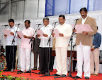 New Ministers Swearing Renukacharya,Narayanaswamy,V Somanna,Krishna Palemar,B N Bachegowda