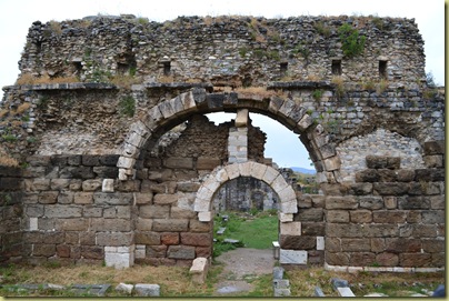 Miletus Faustina Baths brickwork inside