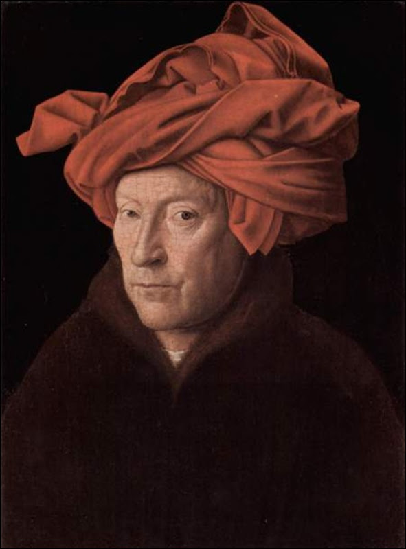 Van Eyck, L'homme au turban Van Eyck, L'homme au turban