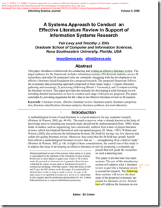 Literature review on help desk system