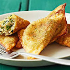 Fried Bok Choy Ravioli