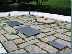 1442 Arlington, Virginia - Arlington National Cemetery - President J. F. Kennedy Gravesite with eternal flame