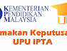 Semakan Keputusan UPU ke IPTA Sesi 2014/2015 Online