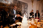 Mark cutting his cake!