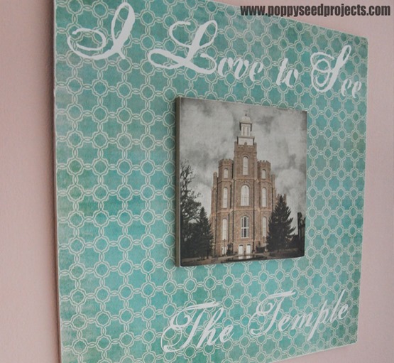 Super Saturday Craft Idea - LDS Temple Projects