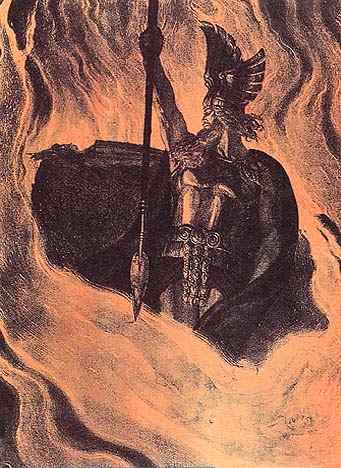 Wotan Summons Loge Magic Fire 2, Asatru Gods And Heroes
