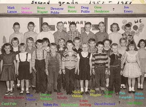 Second graders 1957 1958