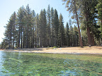 From Camp Richardson we rented kayaks to paddle to Emerald Bay