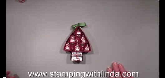 Hershey Kiss Christmas Tree Video by Stamping with Linda Hershey Kiss Christmas Tree Video by Stamping with Linda