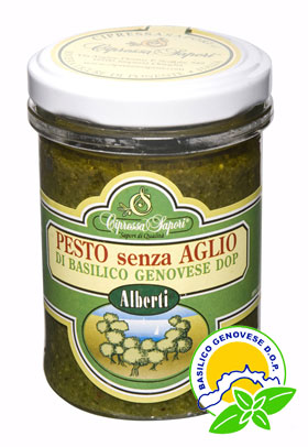 Pesto Ligure di Basilico Genovese DOP senza Aglio gr. 170