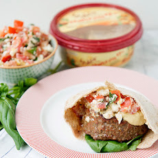 Mediterranean Pita Burgers