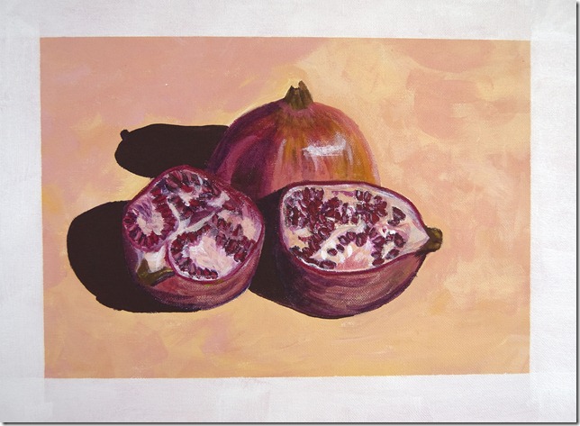 Lesley - pomegranates