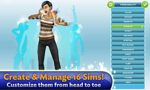 Sims Free Play para Android app