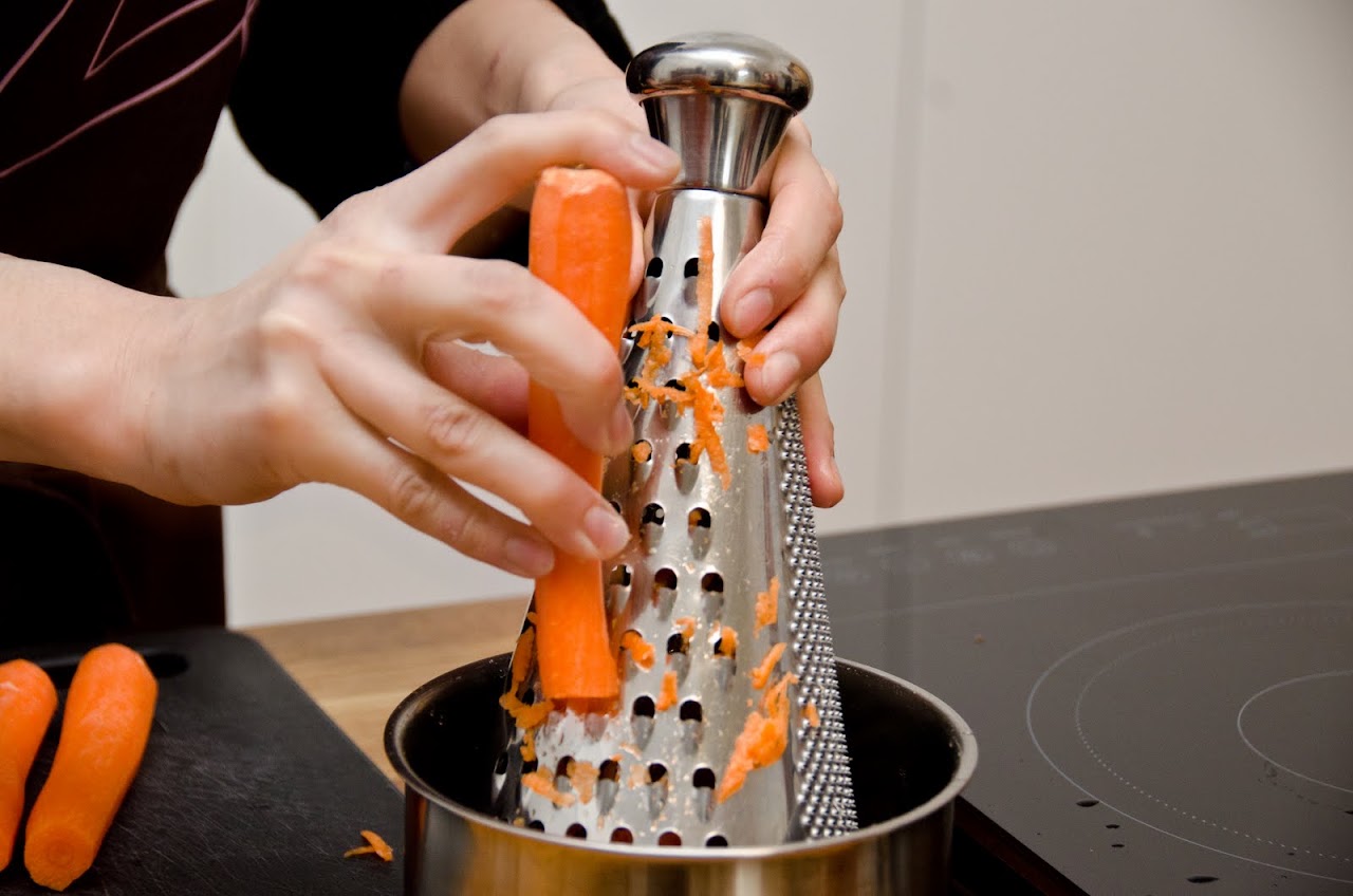 Grated carrots