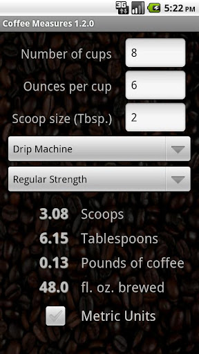 Coffee Measures