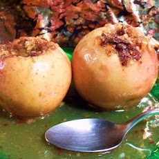 Candy Bar Stuffed Baked Apples