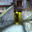Hidden stair case to old town Geneva