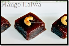 Microwave Mango Halwa