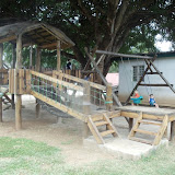 That is our apartment...literally right next to the playground...J's dream place!