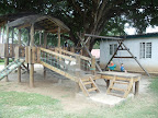 That is our apartment...literally right next to the playground...J's dream place!