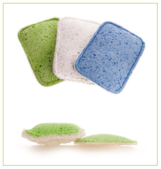 Flip is sponge and scrubber in one. One side is a tough natural loofah and the other is a soft cellulose sponge. It's 100% biodegradable. Flip is sponge and scrubber in one. One side is a tough natural loofah and the other is a soft cellulose sponge. It's 100% biodegradable.