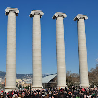 Restitució de les quatre columnes de Puig i Cadafalch