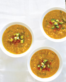 Or a peach gazpacho may be just the thing Or a peach gazpacho may be just the thing